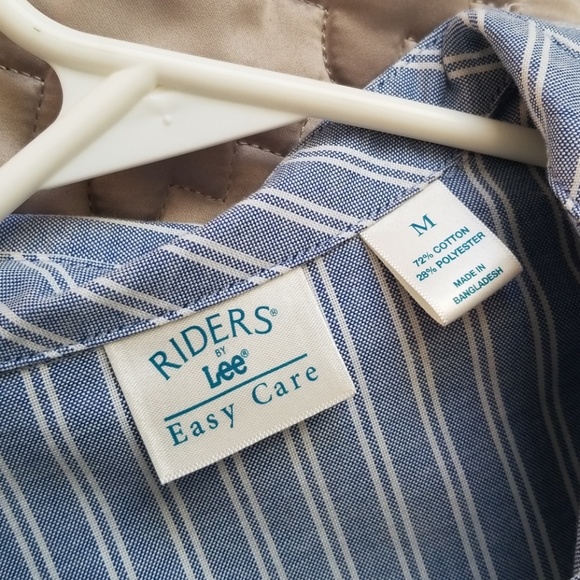 Riders Lee button down shirt. Sz. M - Picture 3 of 6